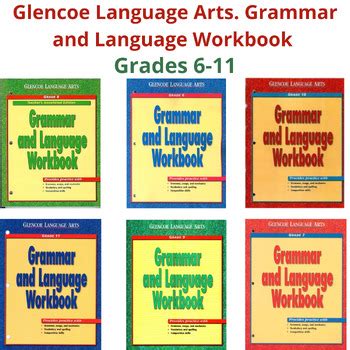 And Glencoe Grammar Workbook Language Grade 6