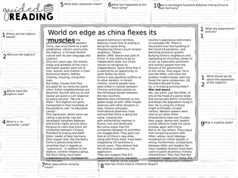 And Guided China Reaction Reading Answers Reform