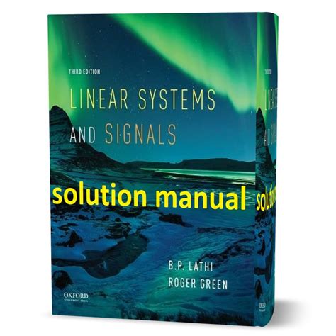 And Lathi Manual Systems Linear Solution Signals