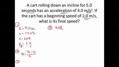 And Problems Solutions Acceleration Physics