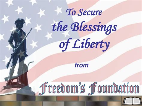 And Secure the Blessings of Liberty AIER