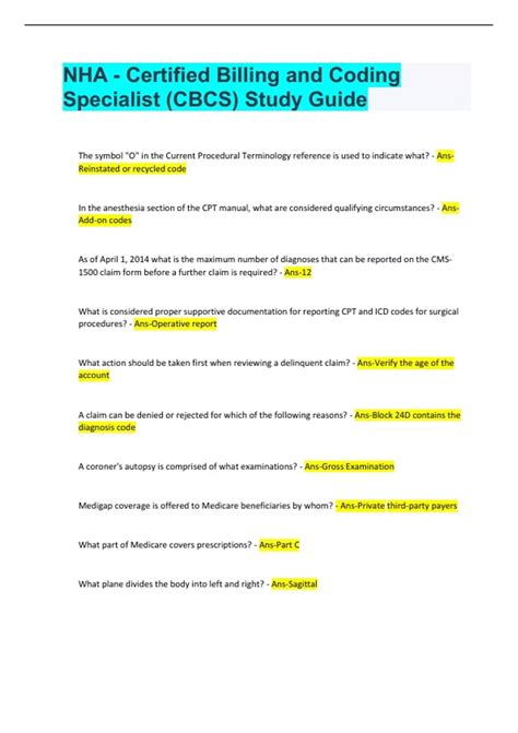 And Study Billing Guide Coding
