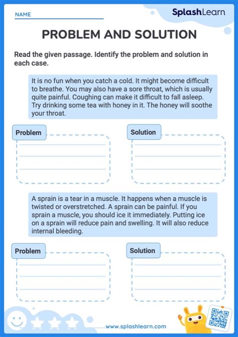 And Worksheets Problem 4th Grade Solution Reading