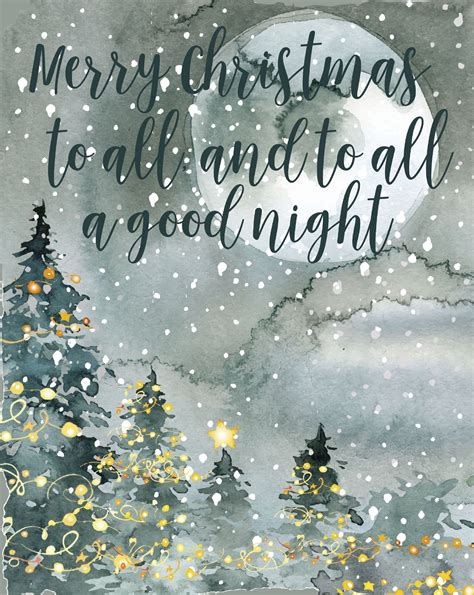 And To All A Goodnight by Blackbird Designs. Design Size: 61w x 184h. Recommended Fabric: 28 or 30ct Dark Cappuccino by R & R Reproductions. 14/28ct - 4 3/8 x 13 1/8 plus 4 inches all sides =12 3/8 x 21 1/8. 16/32ct - 3 7/8 x 11 1/2 plus 4 inches all sides =11 7/8 x 19 1/2. 18/36ct - 3 3/8 x 10 1/4 plus 4 inches all sides = 11 3/8 x 18 1/4.. 