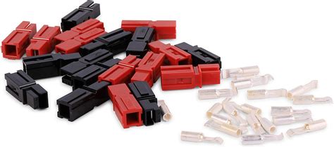 30 Amp Anderson Powerpole Connectors, PP15 to 45, Red and Black Housing, w/12-16 AWG Heavy Duty Contact 30A, 600V (Pack of 12 Set) 4.6 out of 5 stars 150 $19.99 $ 19 . 99. 