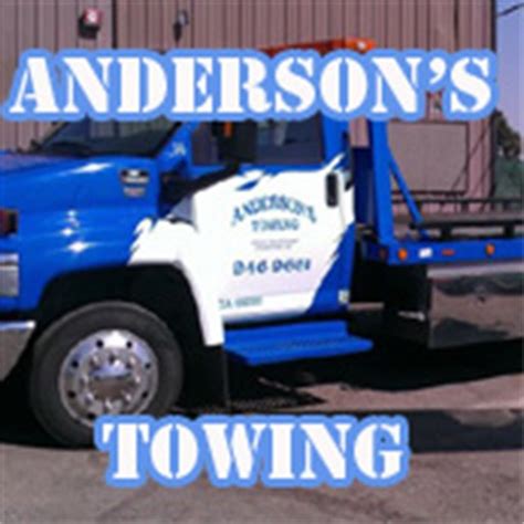 Anderson towing. About ANDERSON TOWING. ANDERSON TOWING is located at 2800 Douglas St in Anderson, California 96007. ANDERSON TOWING can be contacted via phone at (530) 365-7410 for pricing, hours and directions. 