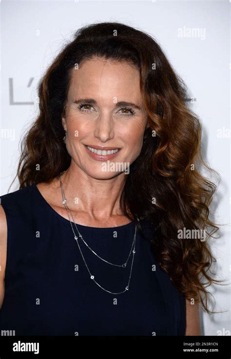 Andie macdowell. Andie MacDowell in March 2023. Jemal Countess / Getty Images Women in their 60s, she added, have experienced so many of life's hardships, they can't help but care deeply about other people. 