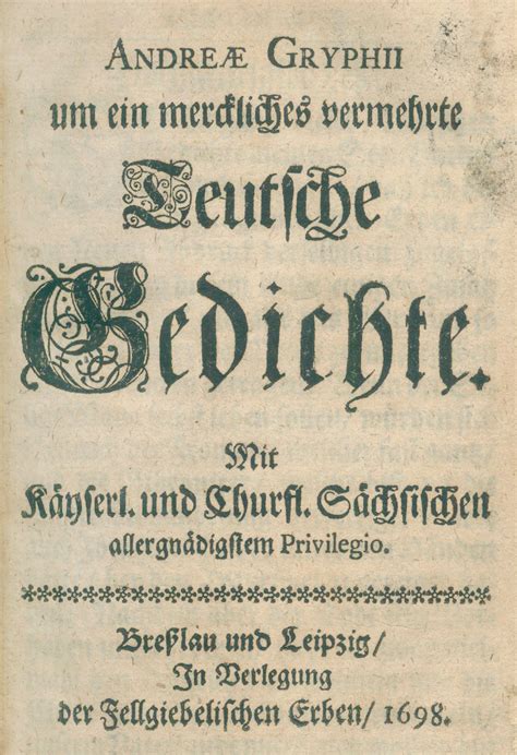 Andreæ gryphii um ein merckliches vermehrte teutsche gedichte. - The shamanic handbook of sacred tools and ceremonies.