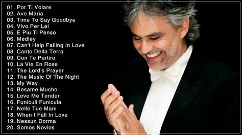Andrea bocelli songs. Things To Know About Andrea bocelli songs. 