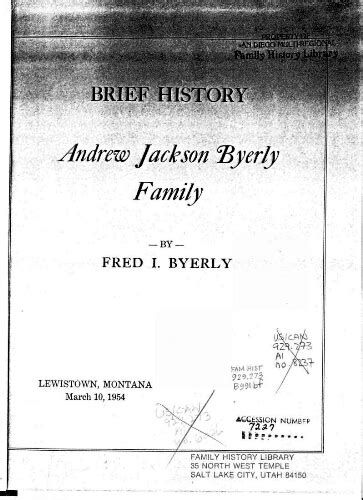 Andrew Byerly (1763 - 1851) - Genealogy