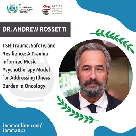 Andrew Rossetti, MMT, MT-BC, LCAT, The Louis Armstrong Center for Music & Medicine Mount Sinai Healthcare System, United States of America Andrew Rossetti MMT, LCAT, MT-BC is a music therapy clinician, researcher, and educator who supervises the multi-site music psychotherapy program in radiation oncology at the …. 