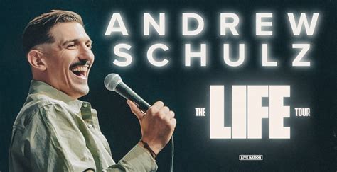 Andrew schulz tour. About Andrew Schulz - Comedians on Tour. Birthplace: New York, NY. Born: October 30, 1983. Spouse: Emma Turner. Children: n/a. Official site: theandrewschulz.com. … 