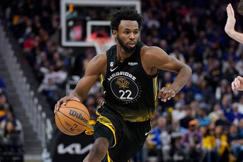 Andrew Wiggins returns from 2-month absence, just in time for playoffs. A crucial part of Golden State’s championship run last season, Wiggins came off the bench in his 1st game since Feb. 13.. 
