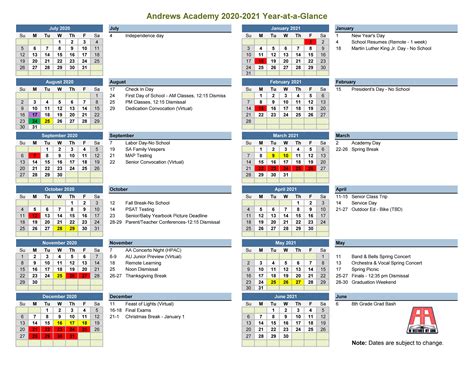 Andrews University Calendar