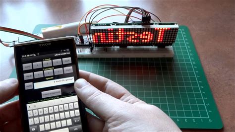 Android İke Dot Matrix'e Mesaj Gönderme Arduino. 