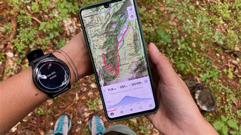 Android App GPS Tracker Wandern