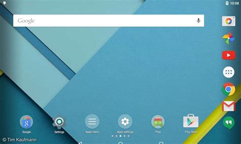 Android Launcher für Tablets