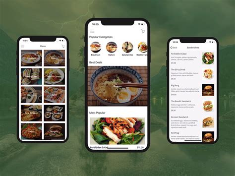 Android Restaurant App Design Template by iOS App Templates on Dribbble