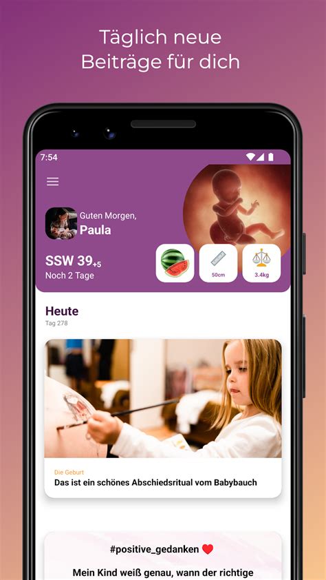 Android Schwangerschafts-App