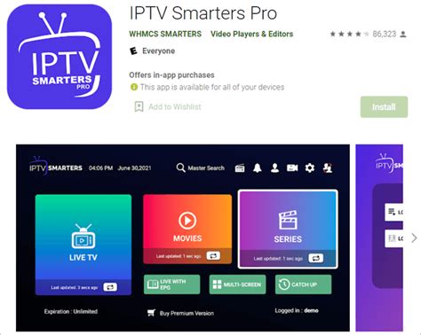 Android TV kostenlose IPTV App