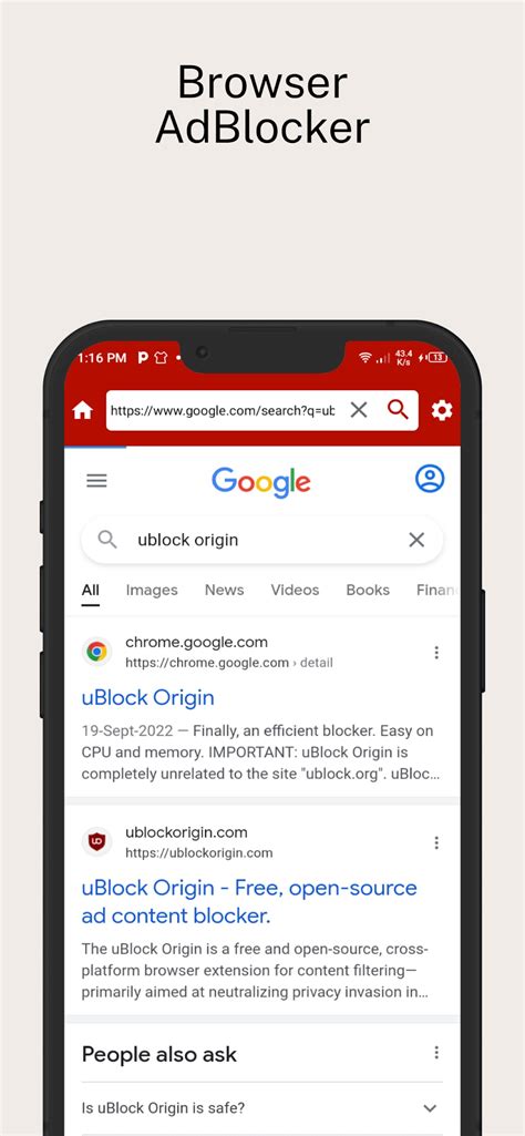 Android bester Browser mit Adblocker