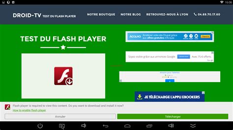 Android browser flash player plugin