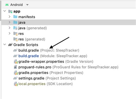 Android build.gradle. When a new project is created in… by