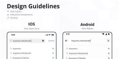Android design guidelines.  for both mobile and Android Figma file Use our design componen...