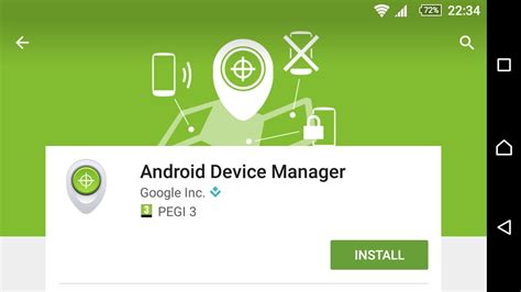 Android device manager.  This app requires a Google account and works on any online device.  ...