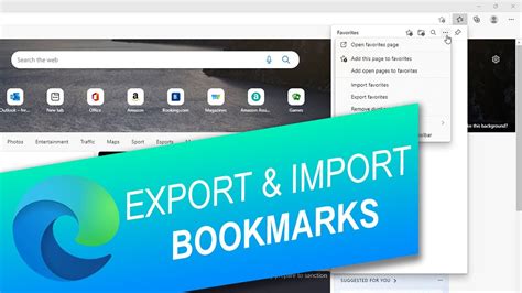 Android edge import bookmarks.  Whether you&rsquo;re importing from Mic...