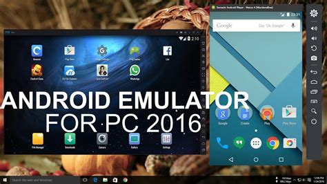 Android for pc emülator