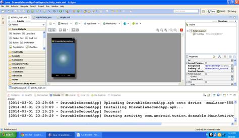 Android get drawable from resource programmatically.  This example demons...