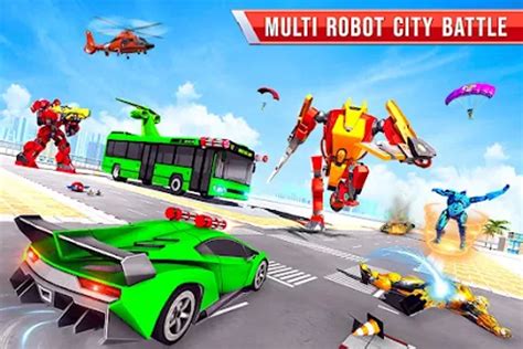 Android için Bus Robot Car Game: Robot Game İndir.