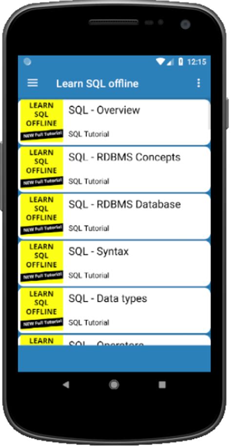 Android için Learn SQL Offline APK İndir.