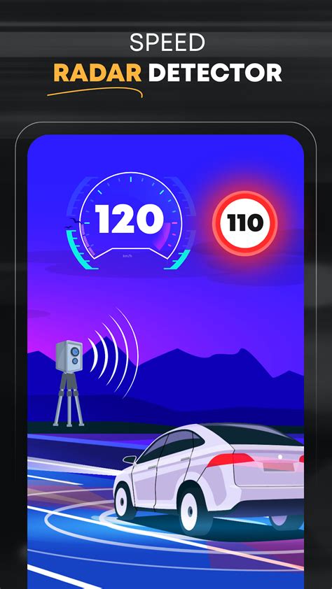 Android için Speed Camera Radar Police Radar Detector HUD.