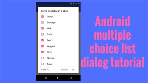 Android multi select dialog. Official Android Help Center where you can find ti...