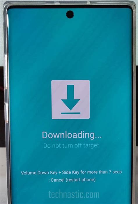Android not entering download mode