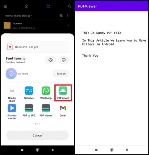 Android open pdf url intent.  To Open a File in Android Programatically,...