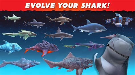 Android oyun club hungry shark evolution 56 0