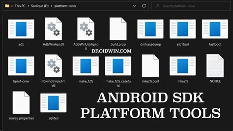 The Android SDK includes a variety of tools that help you develop mobile applications for the Android platform. The tools are classified into 3 groups: SDK Tools, Platform-tools and Build-tools. Platform-tools are customized to support the features of the latest Android platform. This package pulls Android SDK Platform-tools. Installed size: 19 ....