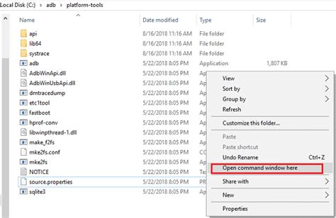 Android sdk platform tools.  ADB and Fastboot let you customize your Android device ...