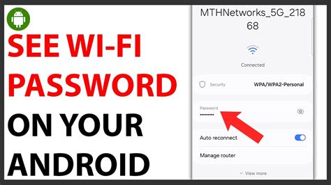 Android see wifi password.  3 days ago · I also explain tips for manag...