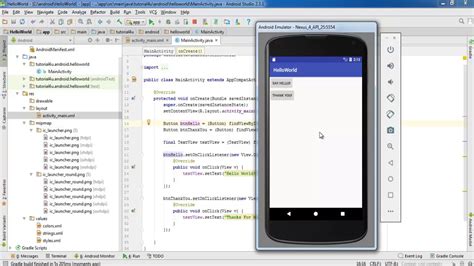 Android studio hello world.  This simple app Let's dive into the world of Android development ...