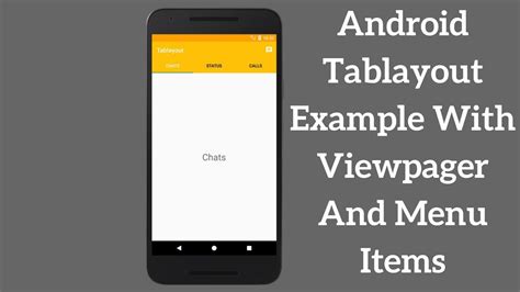 Android tablayout example.  ViewPagers are used to swipe In this tutorial, implemen...