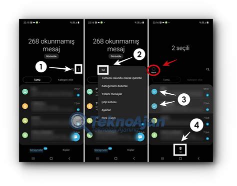 Android toplu mesaj.