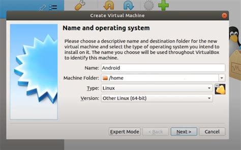 Android virtual studio.  This is Running Android on Linux using Virtual Machine...