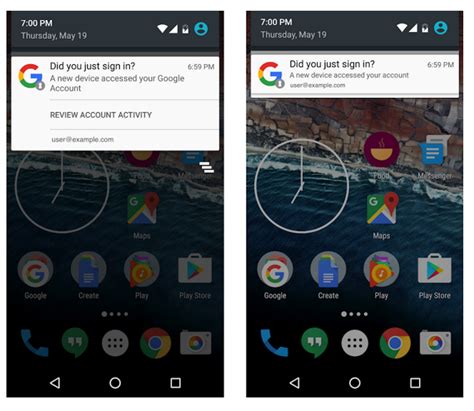 Android will now send push notifications when new devices are added to