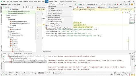 Androidx browser browser. 0' requires 'compileSdkVersion' to be set to...