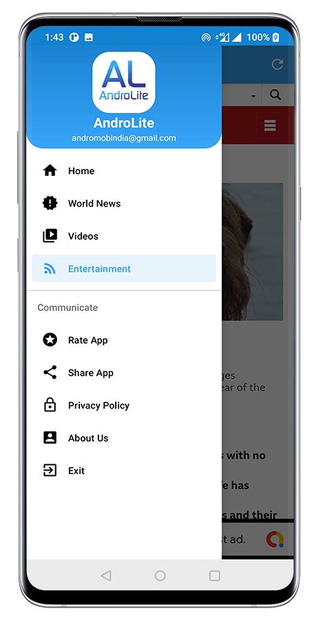 Androlite Easy Configurable Android Webview App Template By Andromob