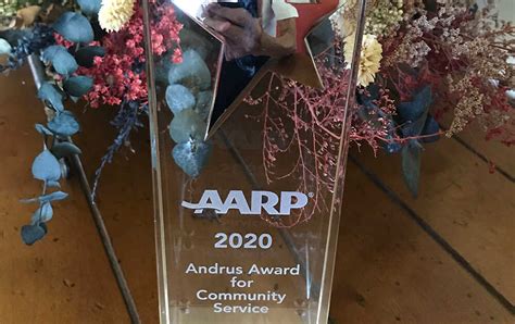 Andrus Awards Community Service Recognizing Volunteers AARP